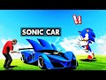 Stealing SONIC CARS In GTA 5 (Secret)
