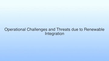 Operational Challenges and Threats due to Renewable Integration | Lecture 59 "Case Study II (Intern…