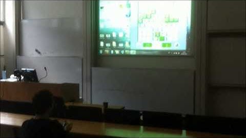 Laser pointer cursor control at projector with camera