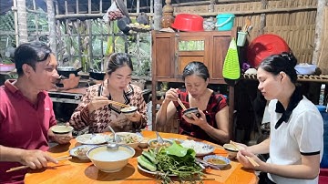 Mắm cá lóc chưng thịt ba rọi ăn cùng với rau vườn bảo đảm hết sạch nồi cơm | ATNQ.