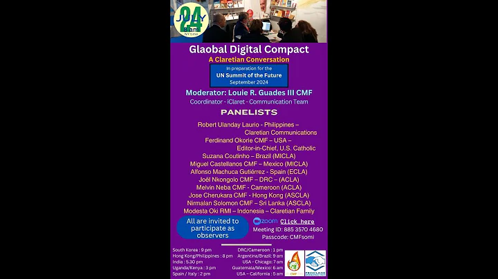 Claretian Conversation on UN Global Digital Compact