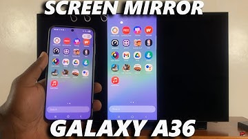 How To Screen Mirror Samsung Galaxy A36 5G To ANY Smart TV