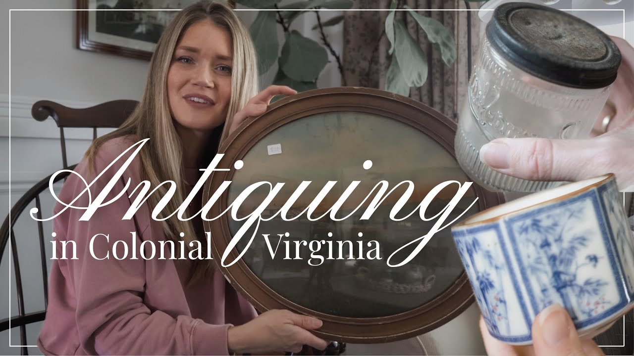 Пойдем со мной за антикварными покупками (+ доставка) в историческую Вирджинию!