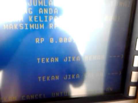 Cara Tarik Uang Stiforp Di Atm Bn Youtube