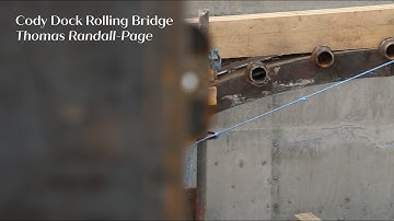 Cody Dock Rolling Bridge Construction
