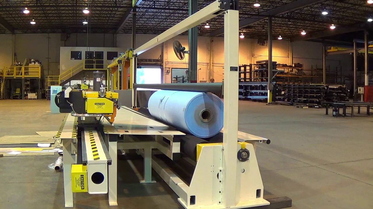 HTW-100LP Roll Wrapping System - YouTube