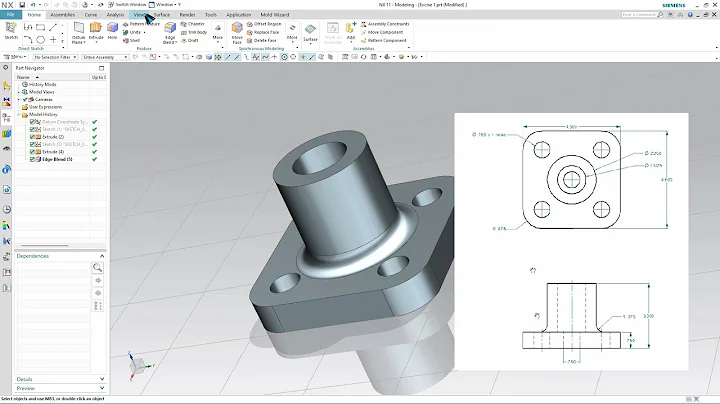 NX Training Exercises Tutorial - 1