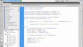 Create First Flash Web Site - Contact Form Part Two