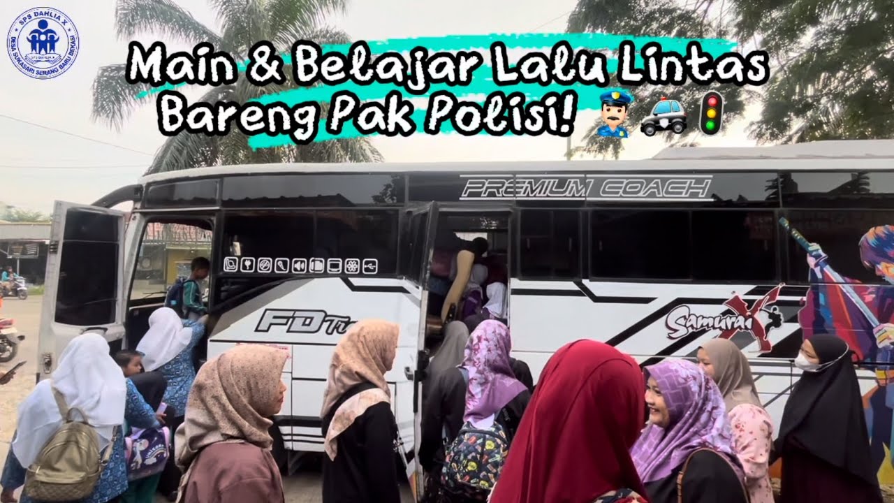 Kunjungan Edukasi : Main dan Belajar Lalu Lintas Bareng Pak Polisi👮🏻‍♂️🚦