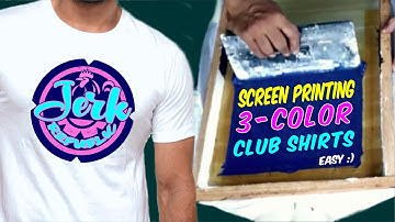 SCREEN PRINTING - 3 Color Club Shirt