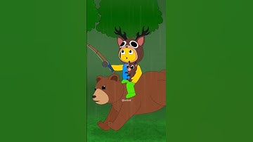Cute story Noob and baby deer 99 nights in the forest Roblox