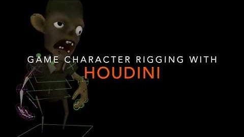 Game Character Rigging with Houdini