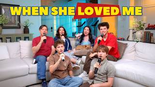 Family Sings TOY STORY - When She Loved Me | Sharpe Family Singers