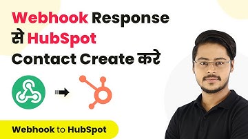How to Create HubSpot Contacts From New Webhook Responses (In Hindi) - Webhook to HubSpot