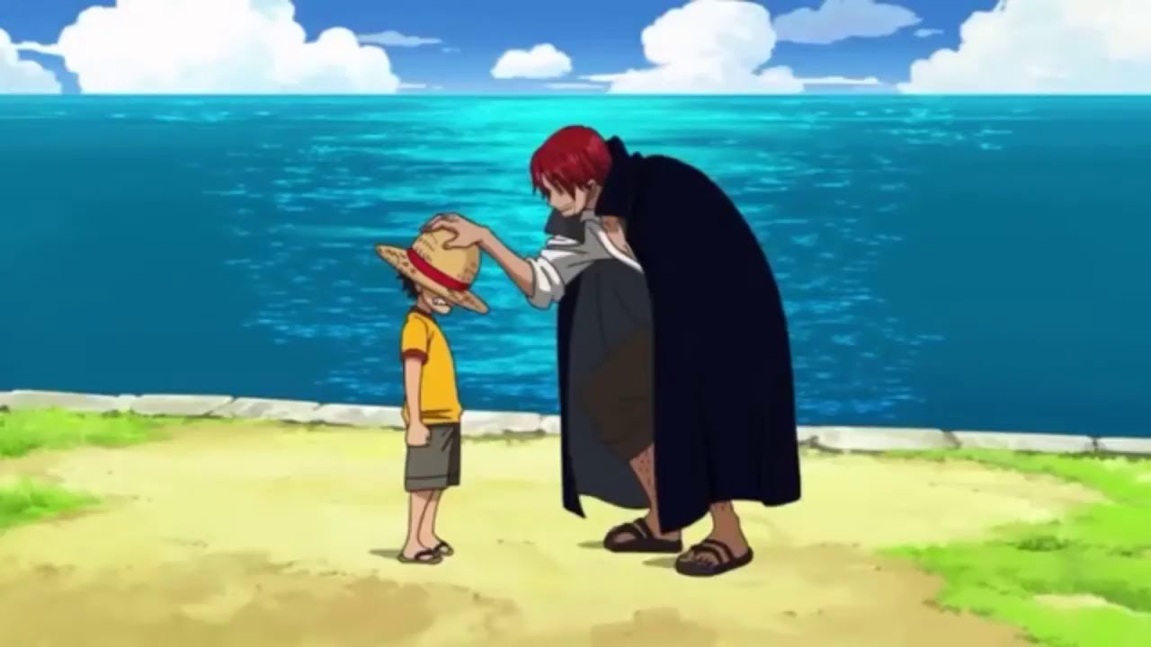 One Piece Shanks save Luffy and lose his arm - YouTube