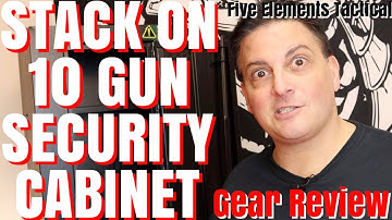 STACK ON GUN CABINET - BUDGET GUN STORAGE - SECURITY CABINET - GUN SAFE -  Five Elements Tactical