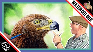 WATERCOLOR Painting REALISTIC Bird ~ Golden Eagle by Wildlife in Watercolour 1,559 views 5 months ago 9 minutes, 9 seconds