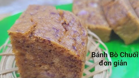 Nhà Có Chuối - Làm Món Bánh Bò Chuối Hồng Này Ăn  Thay Đổi Khẩu Vị