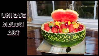 Watermelon Carving | Watermelon Art | Fruit Carvings by Jannet