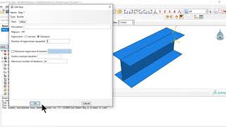 Example 4.4 Practical eigenvalue extraction in a WF, H, or double-T column using Abaqus