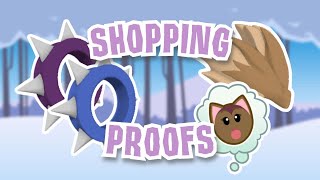 Animal Jam Classic Shopping Proofs | DOUBLE TAIL, COLLECTORS, BUNDLES, SPIKES |