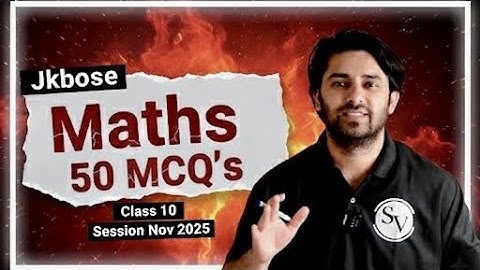 Maths MCQ’s 10th | Most Imp Mcq | Jkbose | #viral #kashmir #jammu #poonch #viralvideo #10th #exam