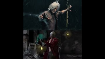 Devil May Cry 5 and Devil May Cry 3 cerberus weapon cutscenes