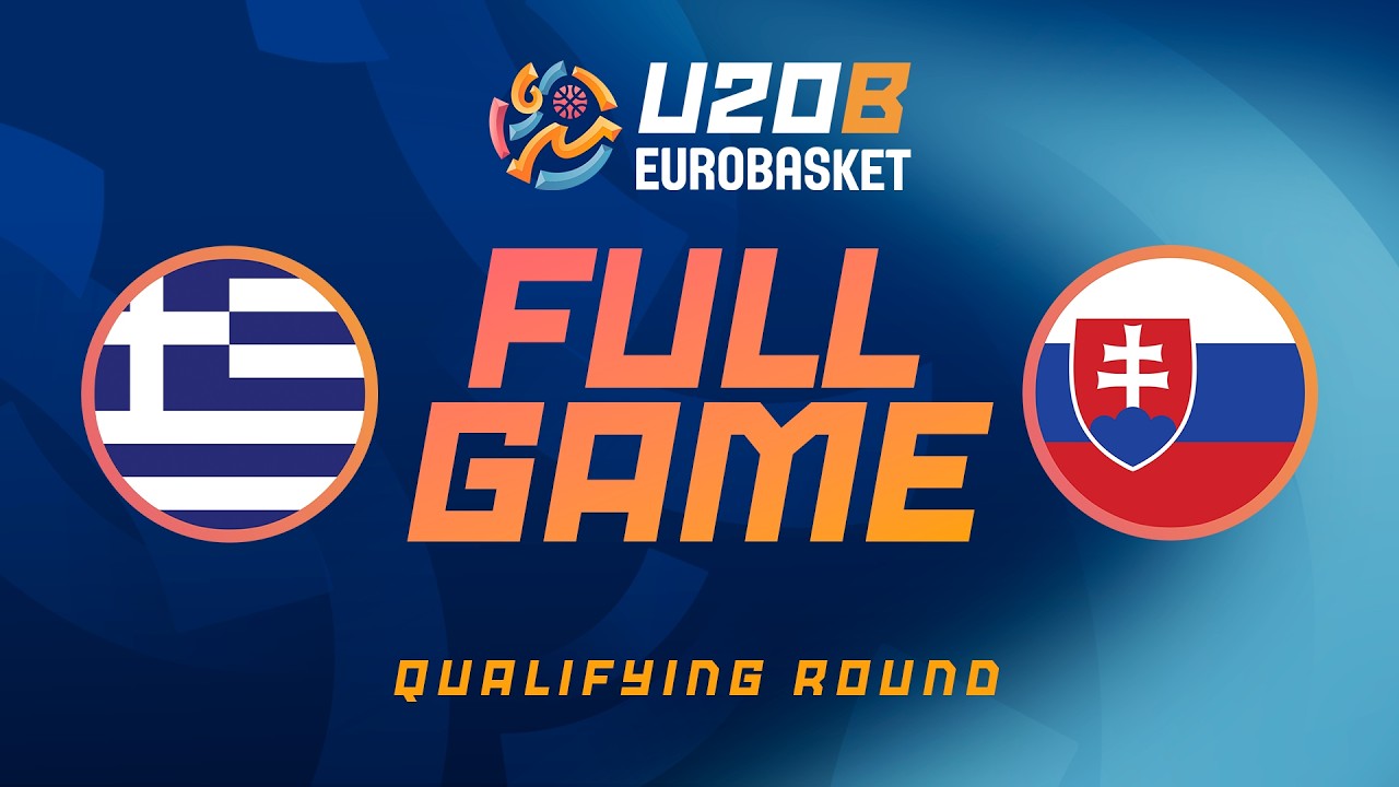 Greece v Slovakia | Full Basketball Game | FIBA U20 Women's EuroBasket 2026 Division B