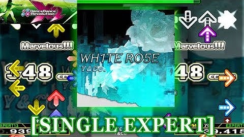 【DDR X2】 WH1TE RO5E [SINGLE EXPERT] 譜面確認＋クラップ