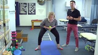 How to do Sumo Squat Yoga Pose: Presented by Pleasantview Physio