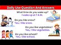 Daily Use Question And Answers | English Speaking Practice for Beginners  #kidslearning