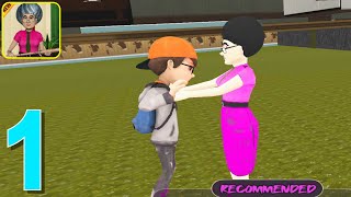 Scary Evil Teacher 2020: Spooky Granny Games Gameplay Walkthrough Part 1 Level 1 - 5 screenshot 5