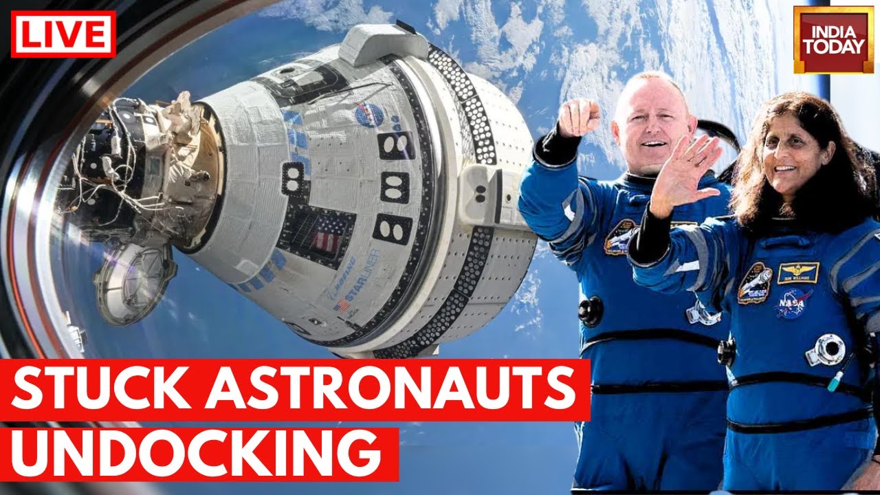 ⁣NASA LIVE Updates | Stranded Astronaut Undock | Sunita Williams, Butch Wilmore Begin Home Journey