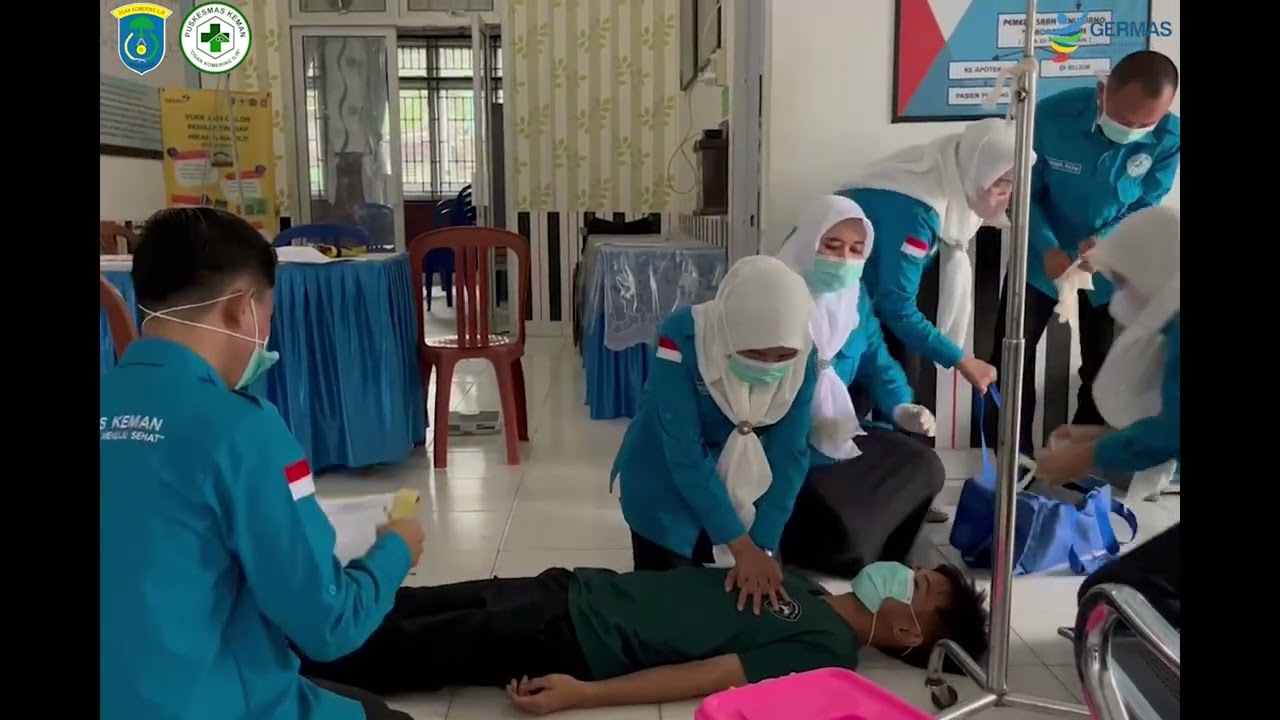 Simulasi Code Blue di Puskesmas Keman