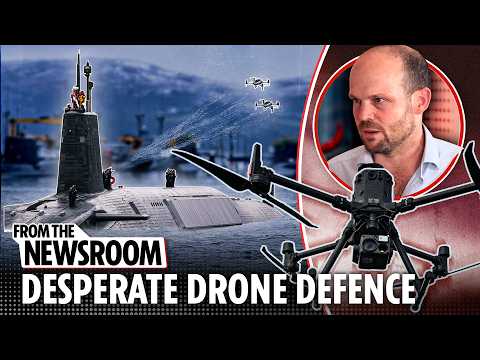 Royal Navy defends Trident submarines with fire hoses amid rising drone threat