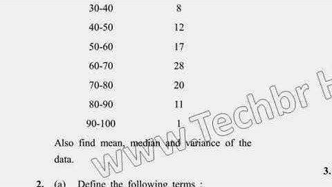 MSc Bio 1st Sem Biostatics & Computer Application Question Paper