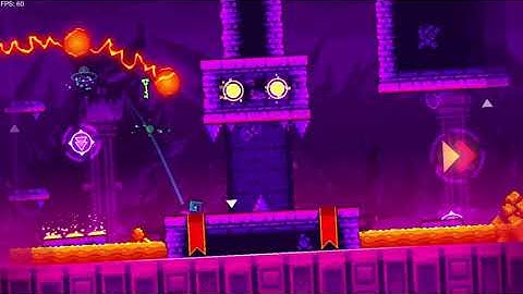 "Formidable Fortress" 3 coins, by seannnn (Geometry Dash 2.2)