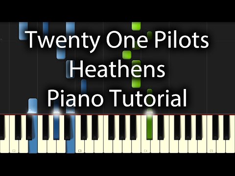 Heathens Piano In Letters - heathens twenty one pilots roblox music video mix
