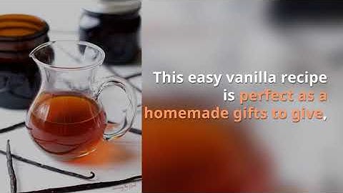 Sous Vide Vanilla Extract