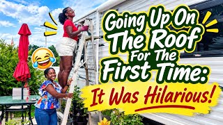 RV Life: This Was HILARIOUS! | Cooking BBQ Chicken Cornbread Casserole & Cinnamon Roll Bread Pudding