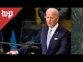 WATCH: Biden addresses U.N. assembly