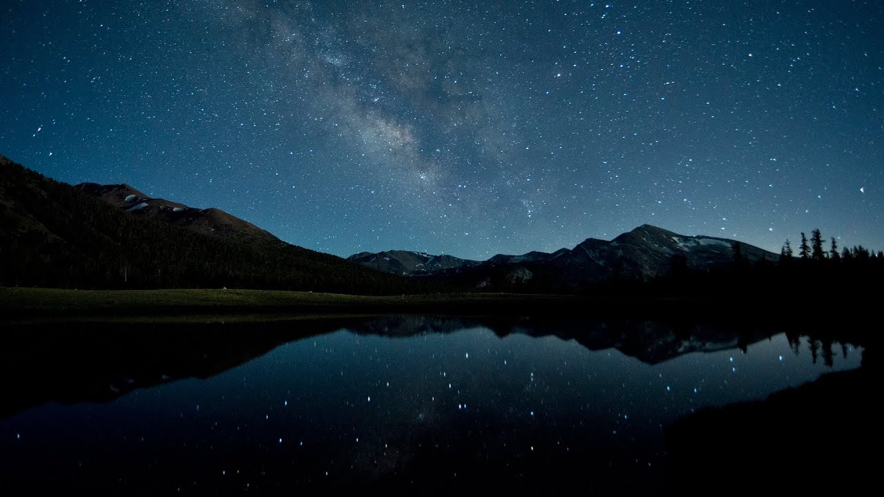GENTLE WIND AND MILKY WAY VIEW FOR CONTEMPLATION AMBIANCE / SAMANYOLUNU İZLERKEN DERİN DÜŞÜN