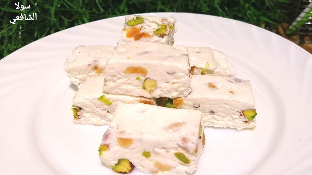 النوجا اللذيذةةة بخطوتين اتنين فقط بدون ترمومتر أو جيلاتين تحففة من مطبخ سولا الشافعي 👌😋