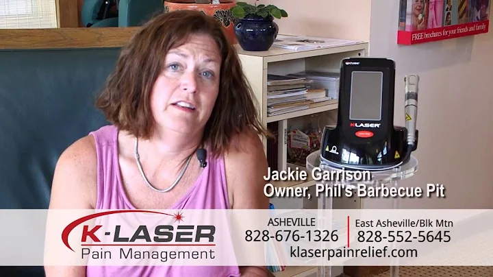 K-Laser Testimonial Jackie Garrison, Owner Phils B...
