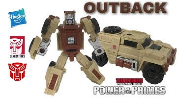 Action figure review - Transformers Power of the Primes: Outback