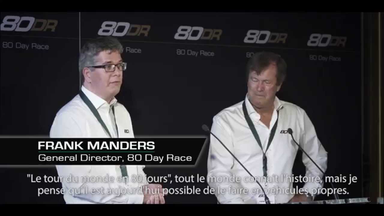 80 Day Race press conference in Paris