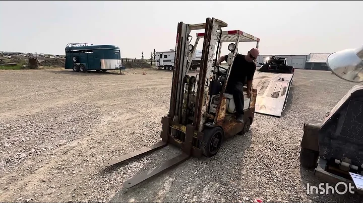 Lot 76 1995 Mitsubishi Forklift 