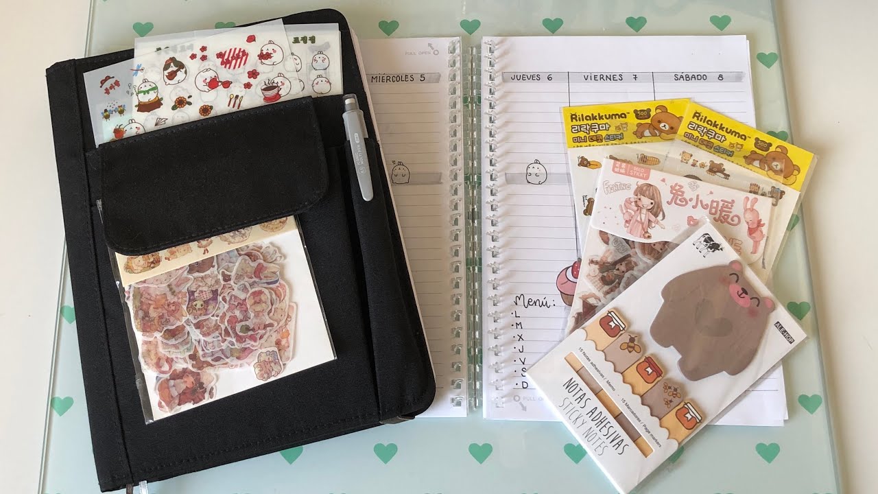 Cuaderno kokuyo con funda bullet journal y espiral que se abre - Serie métodos de planificación 2