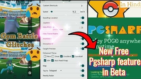 Latest new launch Pgsharp feature in Pokemon go | pgsharp latest beta update #hack #modapk #spoofing