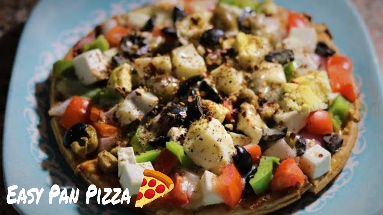 Easy Pan Pizza/आसान पैन पिज़्ज़ा - YouTube